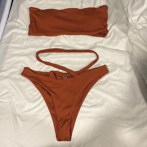 Two piece bathing suit